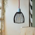 thumbnail image 4 of HEMOTON Small Black Barrel Lamp Shade Clip On Drum Candelabra Bulb Industrial Pendant Light Shade 1 Piece, 4 of 5