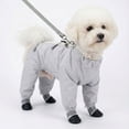 thumbnail image 4 of Clearance Sale! Snowsuit With Built In Boots Boots Leggings Shoes Protector Proof Adjustable Suspenders For Outdoor Winter Rain Hiking Walking Pet Clothes Birthday Gift For Pet Dog Cat A, 4 of 7