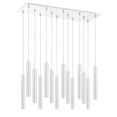 thumbnail image 5 of Z-Lite Forest 14 Light Modern Steel LED Island Pendant in Chrome, 5 of 7