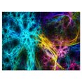 thumbnail image 2 of Glowing Abstract Fireworks - Abstract Canvas Art Print, 2 of 3