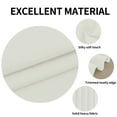thumbnail image 2 of Easy-Going 100% Blackout Grommet Curtain, 2 Panels Room Darkening and Noise Reduction Window Drapes, 52" x 63", Ivory, 2 of 8