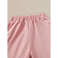 thumbnail image 6 of 12Y Big Girls Clothes 12 Years Girls Pant Sets Big Girls Long Sleeve Round Neckline Top Pants 2PCS Set Pink, 6 of 9