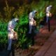 thumbnail image 2 of Luz Led con forma de loro alimentada por energía Solar para exteriores, lámpara de césped impermeable con forma de Animal para jardín de hadas, decoración de camino de paisaje, 2 of 5
