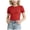 Red, variant on CFXNMZGR Toddler Tee T Shirt Fashion Casual Crewneck Short Sleeve Tops Tee for Girls (Light Green,7-8 Years)