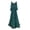 Green, variant on Women Evening Dress V Neck Lantern Sleeve Shiny Sequin Beading Padded A-line Floor Length Mesh Double-layered Cocktail Party Dress Formal Prom Gown