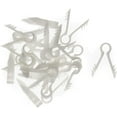 thumbnail image 2 of Stucco and Drywall Cable Clips for Coaxial and Similar Cables - Push-in Masonry Anchors - RG59, RG6, Ethernet, and Similar - Cable Clips, Pack of 100 - White, 2 of 5