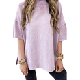 thumbnail image 1 of Camiseta Básica Informal de Verano de Corta con Aberturas Laterales Extragrandes, Color , Talla M, 1 of 7