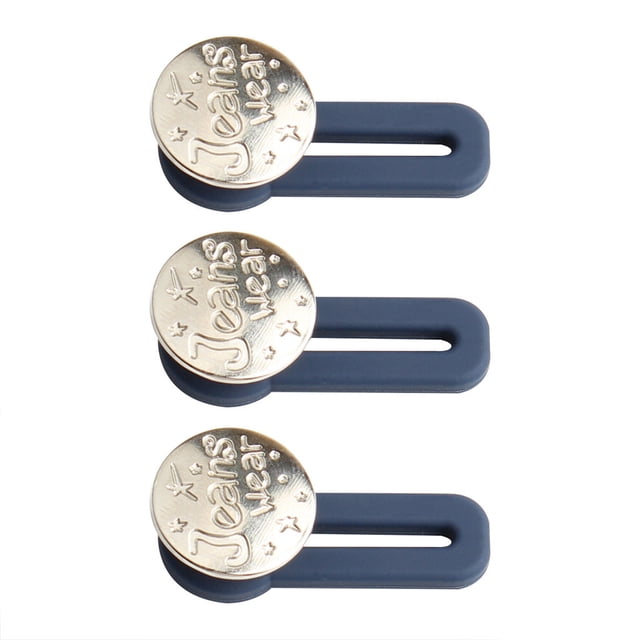 Belt Buckle 3PCS Jeans Extendable Button Pants Waist Extension Extended Nail-Free Detachable Belt Buckle