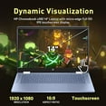 thumbnail image 6 of HP Chromebook x360 14" FHD Touchscreen Laptop, Intel Processor N100, 4GB RAM, 224GB Storage(64GB eMMC+160GB Docking Station Set), Intel UHD Graphics, 720p HD Camera, Wi-Fi 6, Chrome OS, Sky Blue, 6 of 7