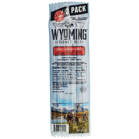 Wyoming All Natural Angus Cowboy Hickory Smoked 2 oz. Beef Bites