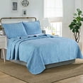 thumbnail image 2 of Soft Stone-Washed Floral Design Quilt Set, 2 of 16
