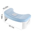 thumbnail image 3 of HLONKBlue Folding Toilet Stool with Non-Slip Design for Healthier Defecation Posture  Stackable and Multifunctional Bathroom Step Stool Yellow, 3 of 8