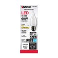 thumbnail image 5 of 5.5W CA10 LED - Frost - Medium base - 90 CRI - 2700K - 120V - 6-PACK, 5 of 6