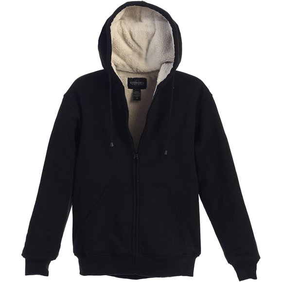 Gioberti Veste à Capuche en Molleton Doublée Sherpa pour Hommes