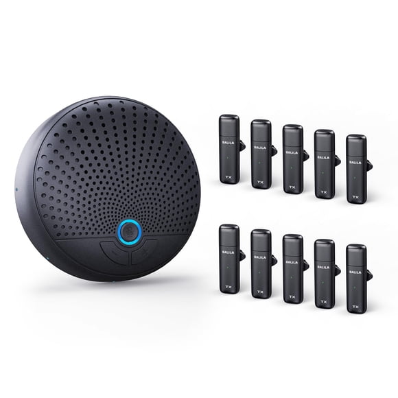Altavoz de conferencia BALILA M4 con 10 micrófonos inalámbricos USB-C
