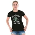 thumbnail image 4 of I'm From NY Proud NYC New Yorker Womens Slim Fit Graphic Tee Brisco Brands S, 4 of 5