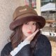 thumbnail image 5 of Sombrero Cloche de lana cálido para mujer, sombreros de cubo de invierno sólidos, sombrero de cubo grueso para mujer, gorro de piel sintética suave plegable de Color sólido cálido de invierno, 5 of 6