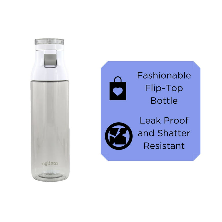 Contigo Water Bottle,24 oz.,Smoke/Gray JKH100A01, 1 - Food 4 Less