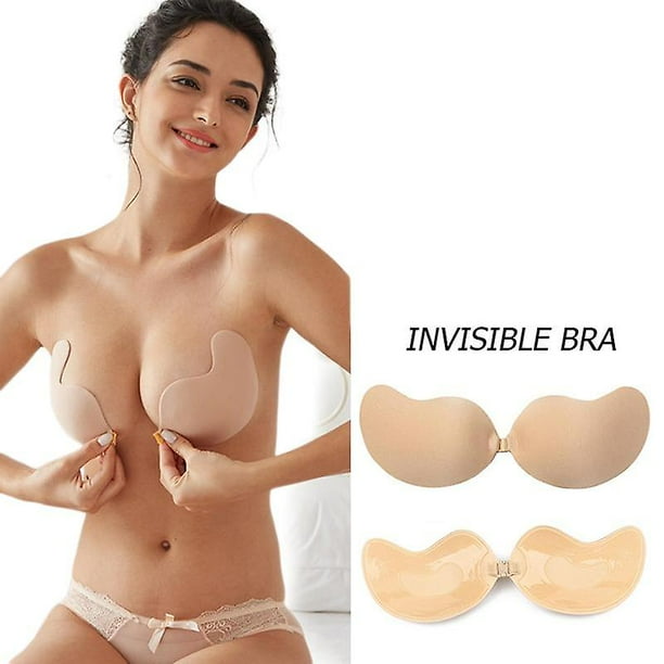 Reutilizable silicona busto pezon cubierta empanadas pegatinas mujeres pecho autoadhesivo Invisible sujetador cinta de elevacion Push Up sujetador sin tirantes 2 piezas Walmart en linea