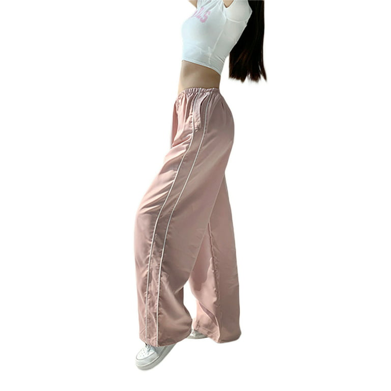 Pants for Women Baggy Cargo Pants Teen Girls Wide Leg Joggers Trousers with  Pockets for Streetwear