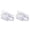 Clear 2 Packs, variant on Clear Table Cover Protector Desk Cover Plastic Table Protector Clear Table Pad Tablecloth Protector Clear Desk Pad Mat For Coffee Table Writing Desk, 40 cm×60 cm, Yellow