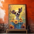 thumbnail image 4 of Funny Bathroom Wall Art CuteItalian Greyhound Dog Canvas Print Dog Bathtub Picture Humor Animal Artwork Painting for Restroom Bathroom, Dog Pictures, Christmas Gifts, 4 of 5