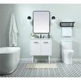 thumbnail image 3 of Elegant Kitchen and Bath 30 inch Single bathroom vanity in white, 3 of 5