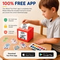 thumbnail image 5 of AI Sticker Printer for Kids, Mini Inkless Thermal Printer, Portable Voice Sticker Maker Machine for DIY Crafts, Journaling & Doodles, Birthday Toy Gift for Boys & Girls,Red, 5 of 8