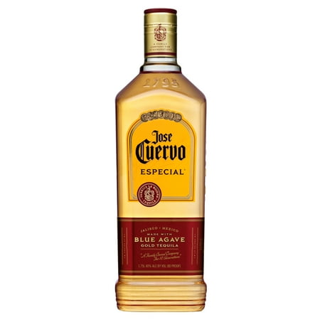 Jose Cuervo Especial Gold Tequila, 1.75 L Glass Bottle, 40% ABV