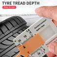thumbnail image 2 of Tyre Tread Depth Gauge Car Trailer Van Wheel, 2 of 9