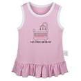 thumbnail image 2 of iDzn I Got A Perfect Crib For You Funny Dresses For Baby, Newborn Babies Skirts, Infant Princess Dress, 0-24M Kids Graphic Clothes (Pink Sleeveless Dresses, 18-24 Months), 2 of 4