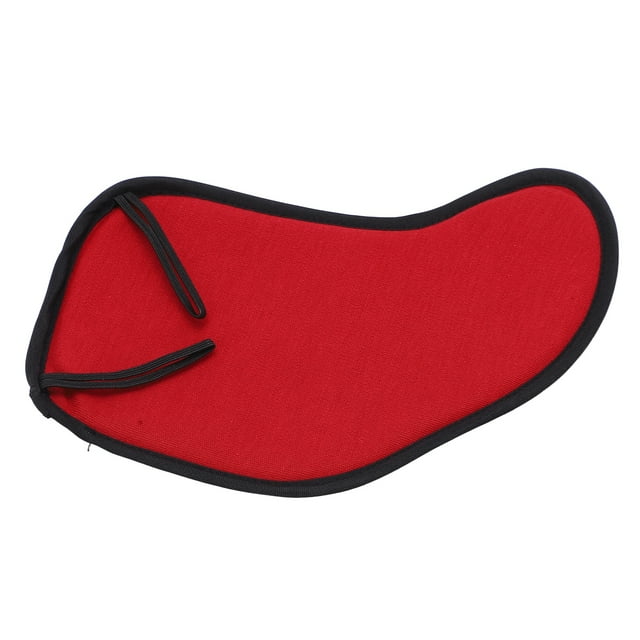 Coussin de Repose-Chin, Support Efficace Coussin d'Épaule en Flanelle Douce Confortable pour Violons 4/4-3/4 Rouge