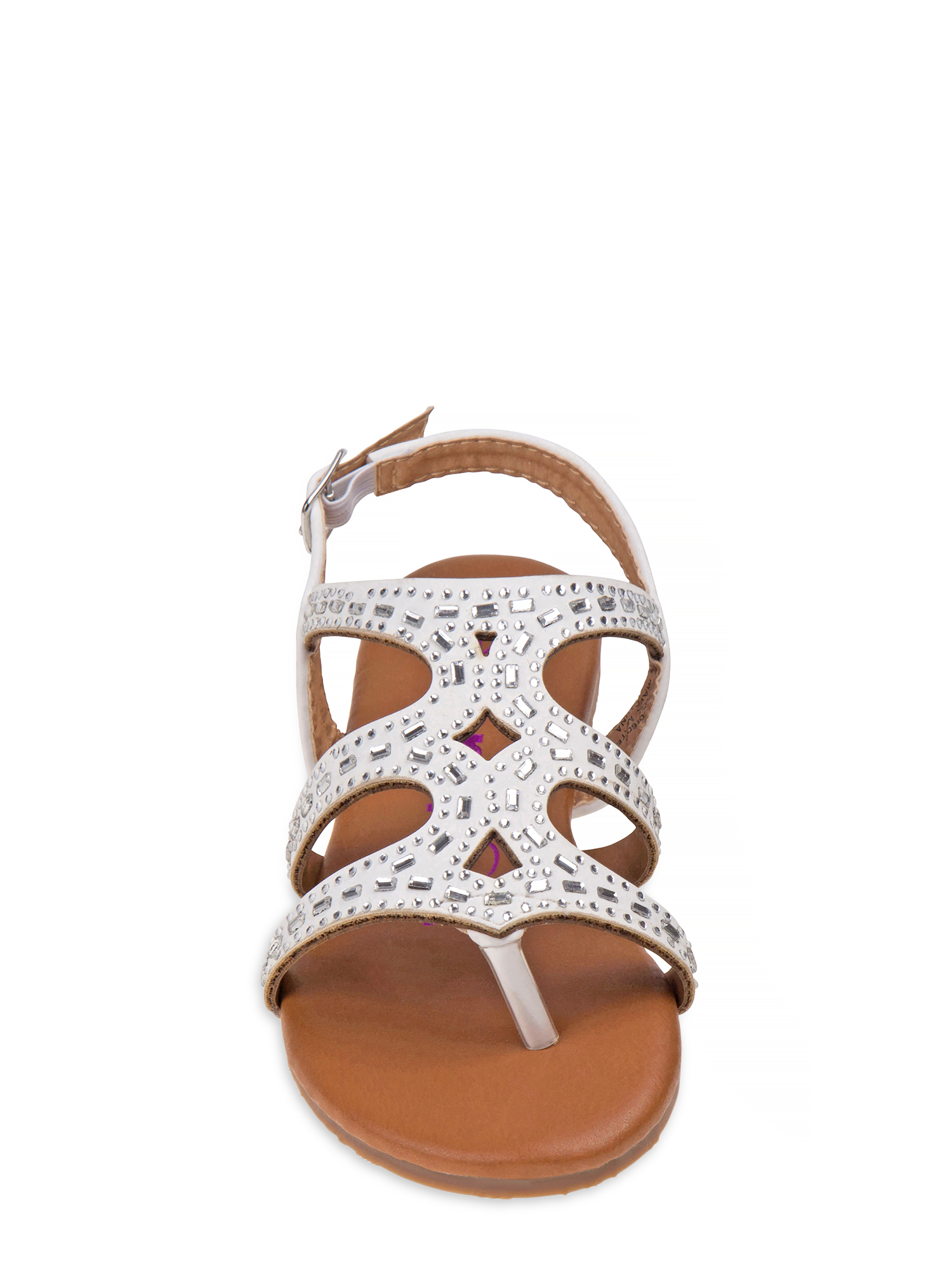 Kensie Girl open-toe Glitter Stud Encrusted Strappy Sandals - image 5 of 5