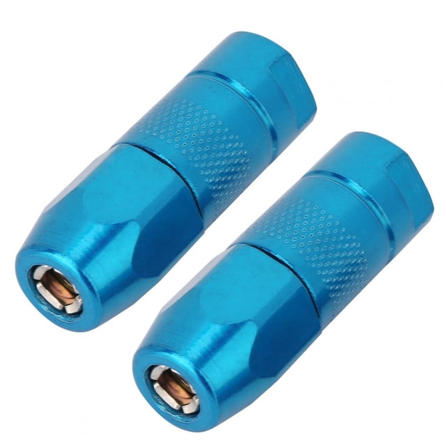 Accesorios de lubricación de pistola de engrase, 2 piezas de repuesto de grasa, boquilla de grasa plana, boquilla de engrase, rendimiento sólido plano