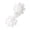 White, variant on Chinese Flower Knot Frog Buttons Sewing on Closure Fasteners for Traditional Cheongsam Scarf Cardigan Sweater Garments