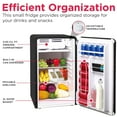 thumbnail image 5 of Frigidaire 3.2 Cu. ft. Single Door Retro Compact Refrigerator EFR372 , Black, 5 of 11