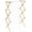 Natural/White Pine, variant on X-Frame Wood Clothes Drying Rack with Slanted Feet, Smooth Vinyl Rods, 23.8 Feet Hanging Space, Ready to Assemble, Natural Wood Finish