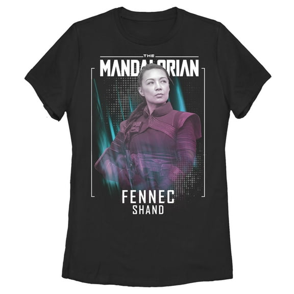 Women's Star Wars: The Mandalorian Fennec Shand Female Assassin Graphic Tee Black Large