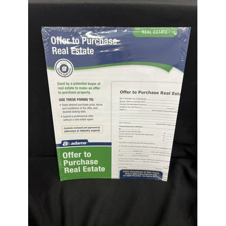 GTIN 053926601288 product image for Adams Offer To Purchase Real Estate  Forms and Instructions (LF290) | upcitemdb.com