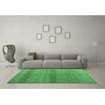 thumbnail image 3 of Ahgly Company Indoor Square Abstract Emerald Green Modern Area Rugs, 7' Square, 3 of 4