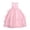 Pink, variant on CPNG Girls' Elegant Sleeveless Lace & Tulle Flower Girl Dress with Embellished Bodice & Ruffled Skirt – Perfect for Weddings, Birthday Parties, and Special Occasions