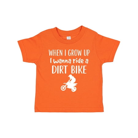 

Inktastic Dirt Biking Motocross Future Dirt Biker Boys or Girls Toddler T-Shirt