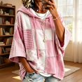 thumbnail image 2 of Women Oversized Tunic Drawstring Sweaters Fall Slouchy 3/4 Sleeve Soft and Comfort Casual Pullover, 4XL, 2 of 4
