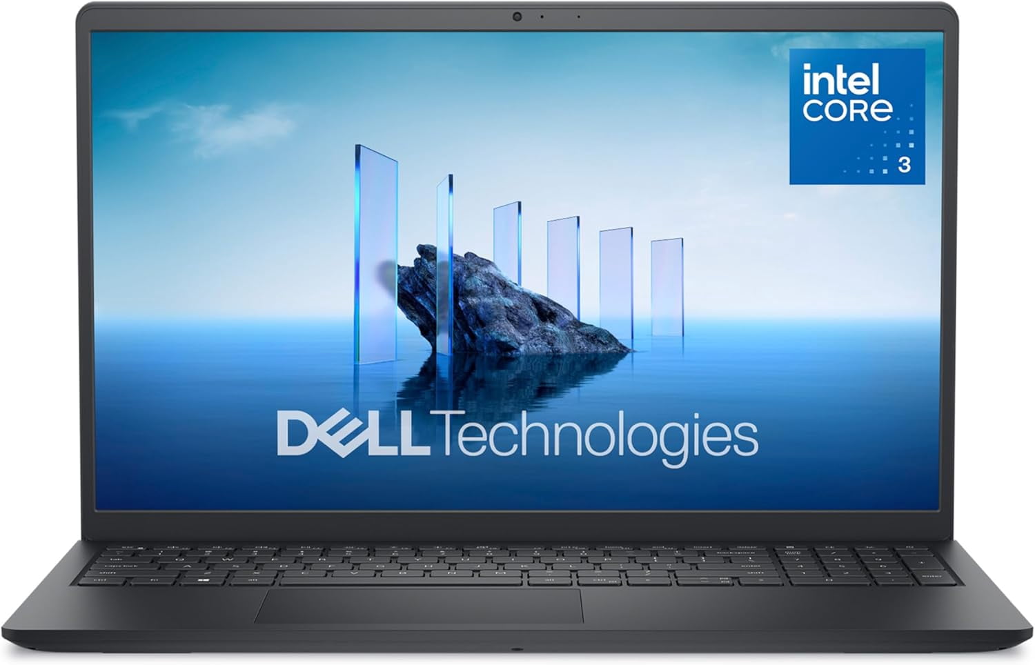 Dell 15 .6" FHD Laptop - Intel Core 3 100U - 8GB DDR4 RAM - 512GB SSD - Windows 11 Home - Black