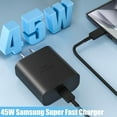 thumbnail image 3 of S24 S25 S23 A16 Samsung Charger Super Fast Charging 45W USB C Super Fast Charger with 6FT Type C Charger Cable Cord for Samsung Galaxy S25/S24/S23/S22/Ultra/Plus/FE,Galaxy Tab S9,Z Fold/Z Flip,A55, 3 of 8