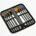 thumbnail image 4 of GBAYXJ Paint Brush Set 10 Pieces Paint Brushes For Acrylic Painting With Case Nylon Hair Brushes For Acrylic Watercolor Oil And Gouache Painting(B), 4 of 7