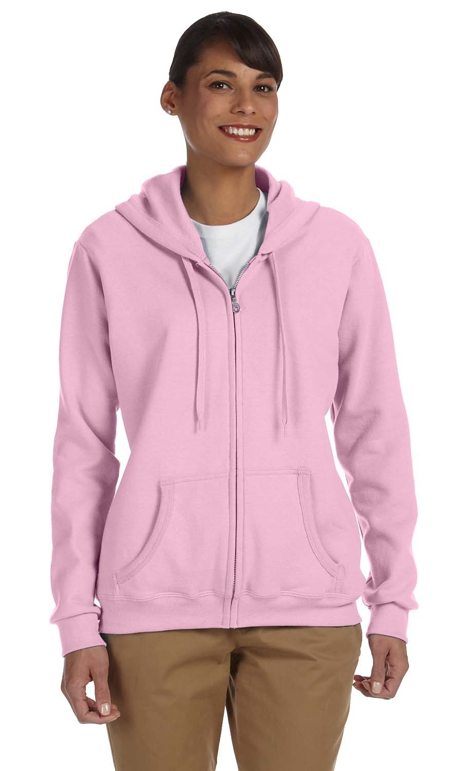 Gildan - The Gildan Ladies Heavy Blend 8 oz, 50/50 Full-Zip Hood ...