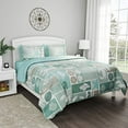 thumbnail image 2 of Bedford Home 66A-70541 Harbor Town-Veranda Hypoallergenic Polyester Microfiber with Shams 2 Piece Quilt & Bedding Set - Twin Size & Extra Large, 2 of 2