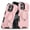 Pink, variant on Kryonix for iPhone 16 6.1'' Case with Screen Protector,Includes a Sliding Camera Cover,360° Magnetic Rotated Ring Kickstand,Military Grade Shockproof Protective Cover,Wine