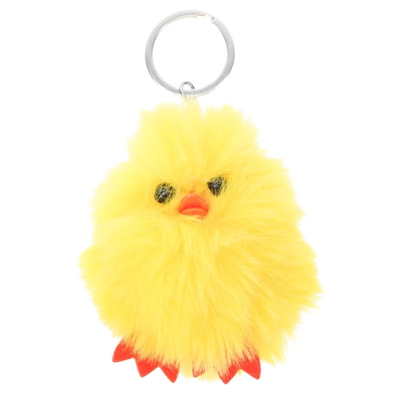 TABLZONE Cute Purse Keychain Chicken Shape Keychain Accessories Short Plush 1 Set For Easter Celebration